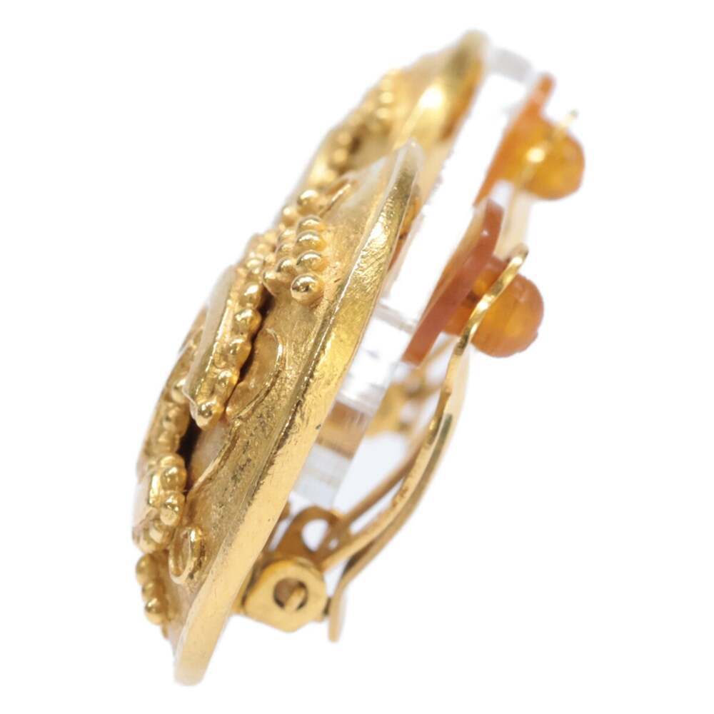 Chanel Cc Logo Round Clip-On Earrings #244521C72B - Picture 2 of 8